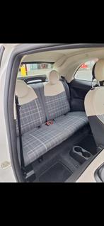 Fiat 500C te koop, Auto's, Overige Auto's, Cabriolet, Wit, Handgeschakeld, Grijs