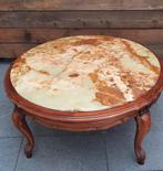 Salontafel rond met marmeren blad, Ophalen, Gebruikt, Rond