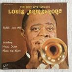 Dubbel live elpee Louis Armstrong - Paris June 1965, Cd's en Dvd's, Gebruikt, Ophalen of Verzenden, 1940 tot 1960, 12 inch