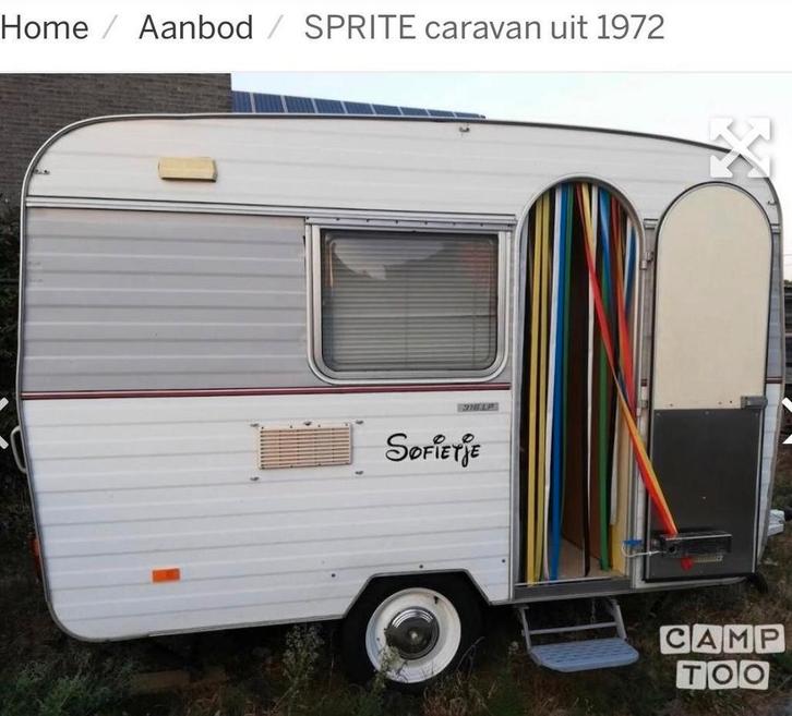Caravan Digue (CI/Sprite licentie, Frankrijk)
1972, Caravans en Kamperen, Caravans, Particulier, Sprite, Ophalen