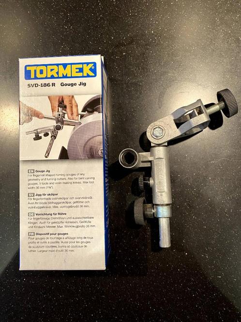 Tormek SVD-186 R slijphulpstuk voor houtdraaibeitels en guts, Doe-het-zelf en Bouw, Gereedschap | Slijpmachines, Zo goed als nieuw