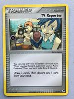 Tv reporter, Hobby en Vrije tijd, Verzamelkaartspellen | Pokémon, Ophalen of Verzenden, Zo goed als nieuw, Losse kaart