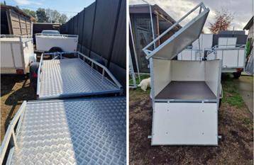 Bagagewagens & motortrailers TE HUUR + aanhangwagens te koop, Autos : Divers, Remorques, Enlèvement