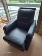 mooie lederen bijzetzetel, Huis en Inrichting, Ophalen, Gebruikt