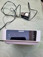 Merk Philips : digitale wekker (zie foto's), Electroménager, Réveils, Comme neuf, Enlèvement ou Envoi, Digital