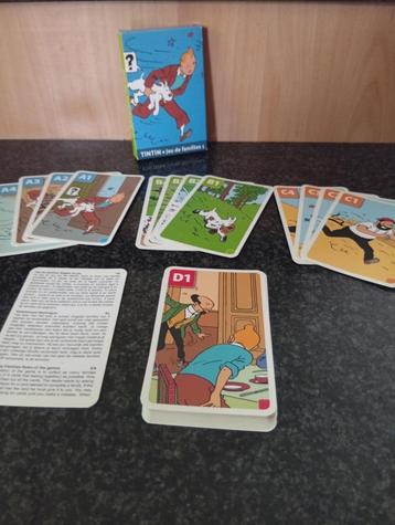 Tintin : jeu de famille 1 (Complet). beschikbaar voor biedingen