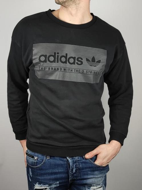 Adidas Sweatshirt - Zwart - Maat M (XS), Kleding | Heren, Truien en Vesten, Zo goed als nieuw, Maat 48/50 (M), Zwart, Verzenden