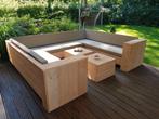 Horeca meubels steigerhout loungeset tuinset loungeset tafel, Ophalen of Verzenden, Hout