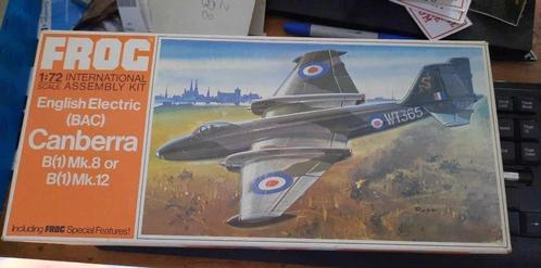 Frogs beautifull Canberra B1mk 8 or B1mk 12 =1/72, Hobby en Vrije tijd, Modelbouw | Vliegtuigen en Helikopters, Zo goed als nieuw