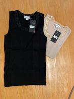 Lo’x singlet NIEUW Beige en zwart, Ophalen of Verzenden, Nieuw, Maat 46/48 (XL) of groter, Zwart