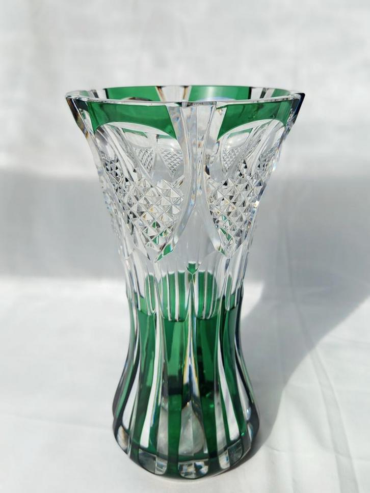 VAL SAINT LAMBERT | Signed PU | 2 chips | bied vanaf 79 €, Antiek en Kunst, Antiek | Glaswerk en Kristal, Ophalen of Verzenden