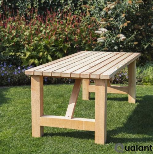 Sterke Douglas Tuintafels - Nieuw, Tuin en Terras, Tuintafels, Nieuw, Rechthoekig, Hout, Ophalen of Verzenden