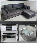 Salon complet, Maison & Meubles, Banc d'angle, 200 à 250 cm, Enlèvement, Utilisé