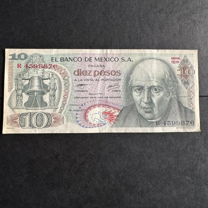 Mexico - 10 Pesos 1977 - P 63 - VF - 1051, Postzegels en Munten, Bankbiljetten | Amerika, Los biljet, Zuid-Amerika, Ophalen of Verzenden