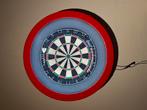 Dartbord met lichtrand+ pijlen, Ophalen of Verzenden