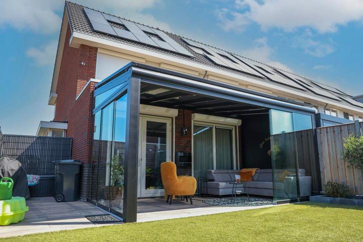 ️Carport veranda zip-screen schuifwanden️ pergola PROMO️, Tuin en Terras, Tuinhuizen, Nieuw, Ophalen