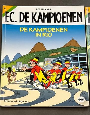 Strips Fc De Kampioenen en Vertongen & Co, Boeken, Stripverhalen, Meerdere stripboeken, Ophalen of Verzenden, Gelezen, Hec Leemans