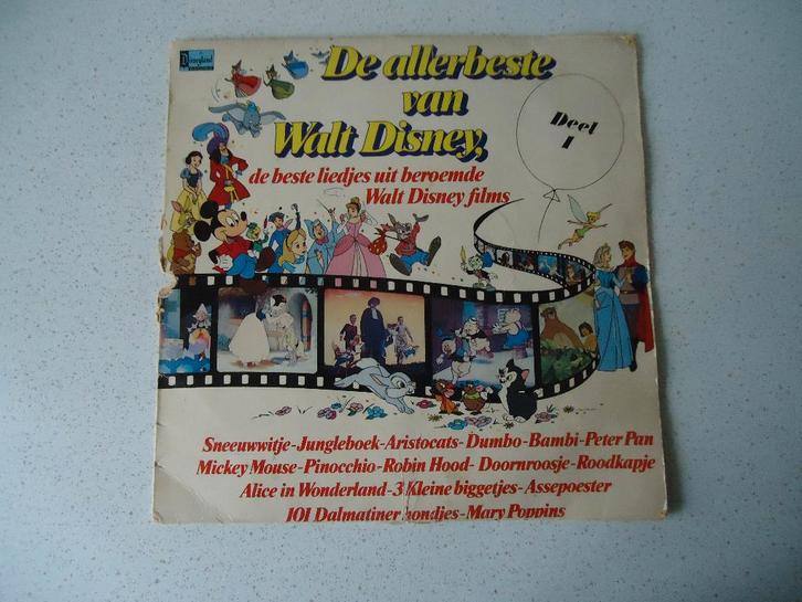 LP "De Allerbeste van Walt Disney" Deel 1 anno 1976., Cd's en Dvd's, Vinyl | Kinderen en Jeugd, Gebruikt, Muziek, Ophalen of Verzenden