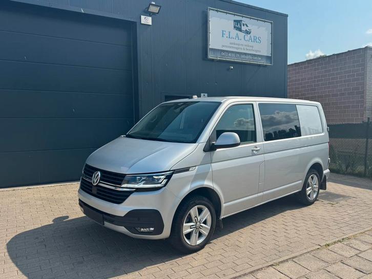 VOLKSWAGEN T6 2.0TDI 4MOTION DSG BJ2020 AIRCO NAVI LEER FULL, Auto's, Bestelwagens en Lichte vracht, Bedrijf, Te koop, 4x4, ABS