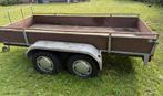 aanhangwagen dubbelas 3 meter, Auto diversen, Aanhangers en Bagagewagens, Ophalen, Gebruikt