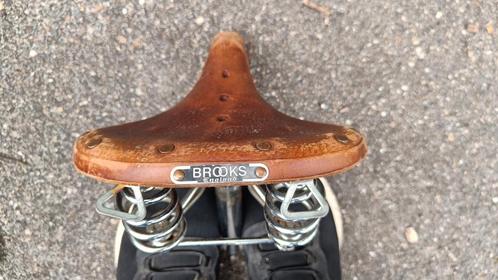 Brooks fietszadel in leder, Fietsen en Brommers, Fietsen | Oldtimers, Ophalen of Verzenden