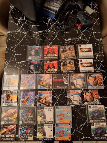 15 jeux Playstation 1 ! Wipeout, dracula etc...