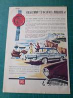 Simca Aronde - publicité papier - oscar de la pub. 58 - 1959, Collections, Enlèvement ou Envoi, Utilisé, Autres types