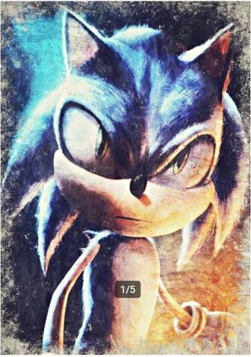 Sonic portrait, Oil limited edition 5/5