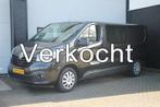 Renault Trafic 1.6 dCi 125PK L2 Dubbele Cabine EURO 6 - Airc, Auto's, Renault, Zwart, Te koop, Parkeersensor