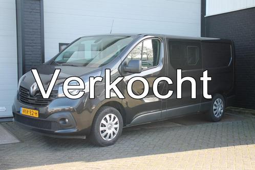 Renault Trafic 1.6 dCi 125PK L2 Dubbele Cabine EURO 6 - Airc, Auto's, Bestelwagens en Lichte vracht, Bedrijf, ABS, Airconditioning