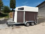 Van Hotra 1 cheval, Dieren en Toebehoren, Paarden en Pony's | Trailers en Aanhangwagens, Ophalen, Gebruikt, Hout, 1½-paards trailer