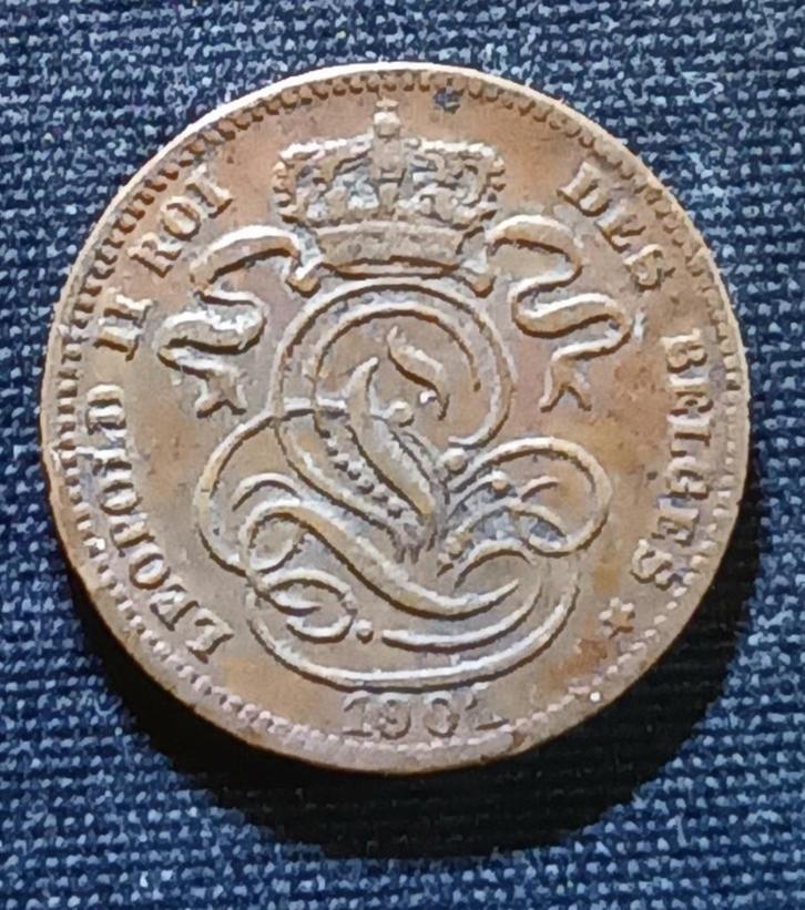 1 cent FR 1901 - Leopold II, Postzegels en Munten, Munten | België, Losse munt, Verzenden