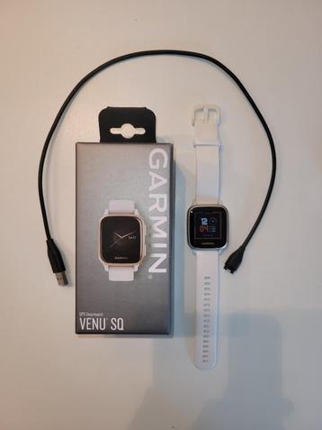Garmin venu sq, Gebruikt, Wit, Garmin, Verzenden