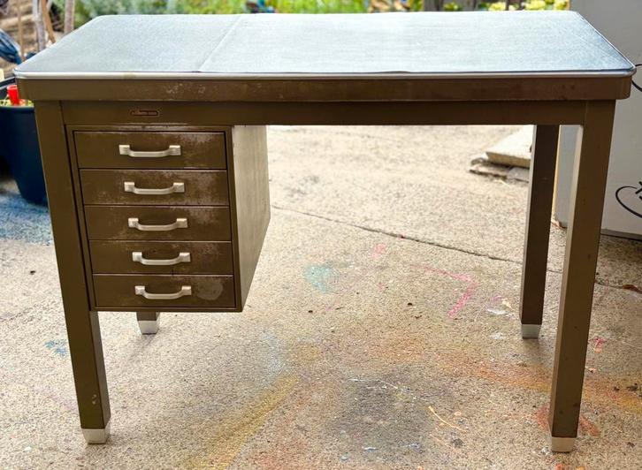 Vintage bureau Ahrend Oda, Antiek en Kunst, Curiosa en Brocante, Ophalen
