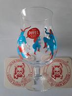 Duvel moortgat glas Parra blauwe achtergrond usa, Verzamelen, Ophalen of Verzenden, Zo goed als nieuw, Duvel