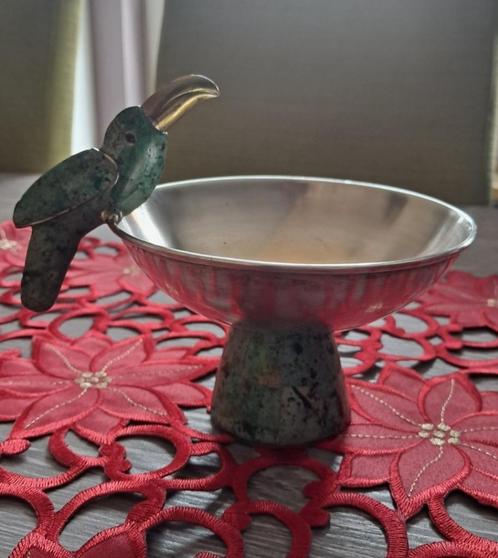 Vintage verzilverd Los castillo taxco schaaltje., Antiek en Kunst, Antiek | Woonaccessoires, Verzenden