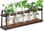 Plantenkweekstations met houten standaard GRATIS LEVERING, Tuin en Terras, Bloempotten, Overige materialen, Verzenden, Rond, Binnen