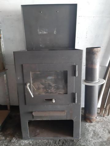 Houtkachel, Enlèvement, Utilisé, Bois, Autoportant