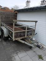 Dubbelasser 300 x 130 750kg, Auto diversen, Aanhangers en Bagagewagens, Ophalen, Gebruikt