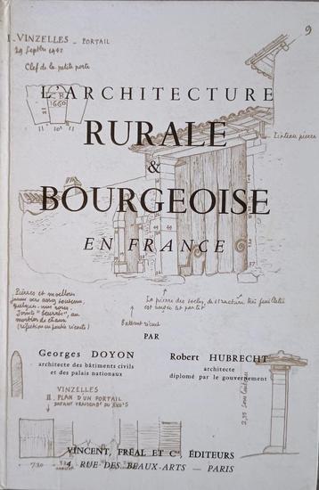 L'architecture rurale & bourgeoise en France (Doyon/Hubrecht