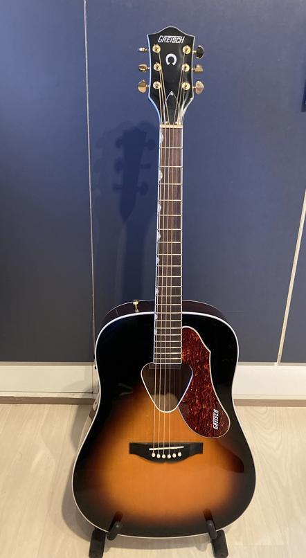 Gretsch Rancher G5024E, Muziek en Instrumenten, Snaarinstrumenten | Gitaren | Akoestisch, Zo goed als nieuw, Western- of Steelstringgitaar