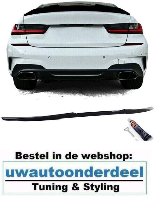 Achterklep Ducktale Spoiler Glans Zwart Voor Bmw 3 Serie G20, Auto diversen, Tuning en Styling, Verzenden