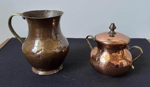 6 Koperen Potjes  -  1,50€/stuk, Antiek en Kunst, Antiek | Brons en Koper, Koper, Ophalen of Verzenden