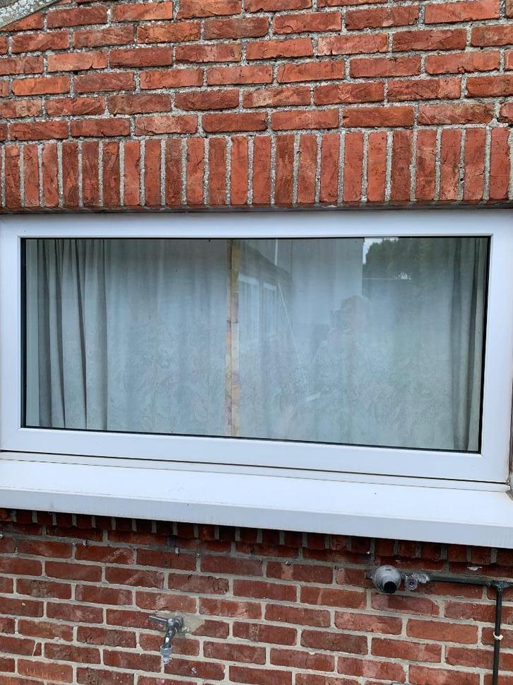 Ramen en deur, Doe-het-zelf en Bouw, Glas en Ramen, Gebruikt, Gevelraam of Ruit, Dubbelglas, Ophalen of Verzenden