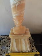 Egyptische statuut,beeld,buste albast Farao Nefertiti godin, Ophalen