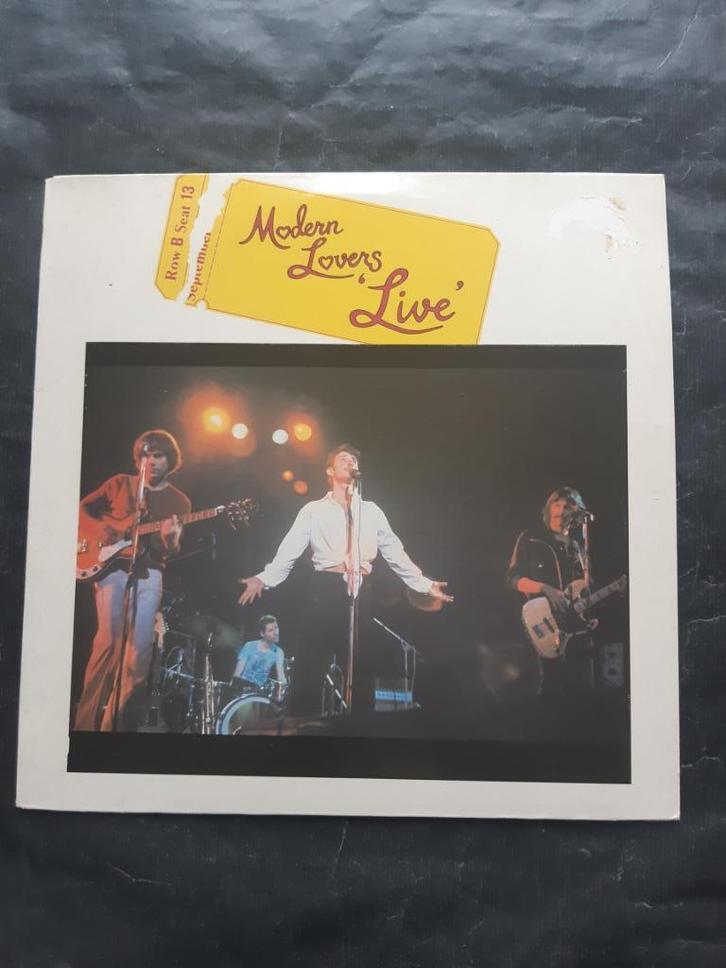 MODERN LOVERS "Live" garage rock LP (1977), Cd's en Dvd's, Vinyl | Rock, Gebruikt, Poprock, 12 inch, Ophalen of Verzenden