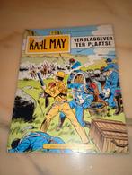 Couverture en papier Karl May de couleur bleu, blanc, marron, Une BD, Enlèvement ou Envoi, Utilisé, Willy Vandersteen