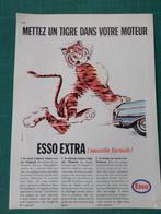 Esso produit pétrolier - publicité papier - 1965, Collections, Autres types, Utilisé, Enlèvement ou Envoi