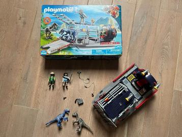 Playmobil 9433 - Dinos Luchtkussenboot met dinokooi beschikbaar voor biedingen