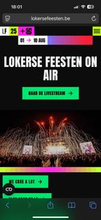 Lokerse feesten Luxe camping woensdag, Twee personen